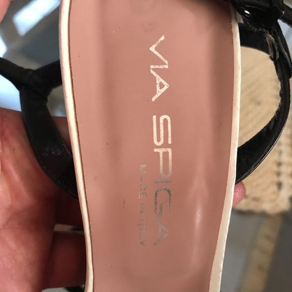 Via Spiga 3 Tone High Heel Sandals - Picture 3 of 4